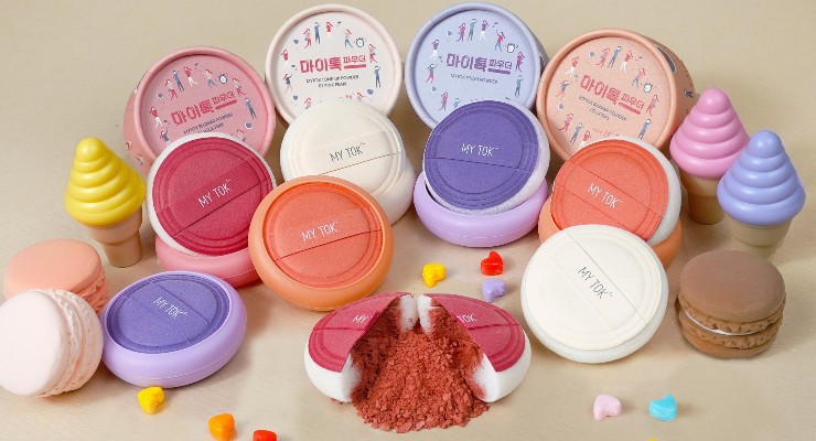 Easypowder Showcases Cosmetic Puffs - Beauty Packaging