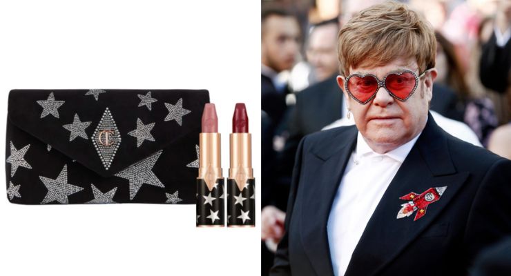 Elton John & Charlotte Tilbury Unveil Exclusive Beauty Collection