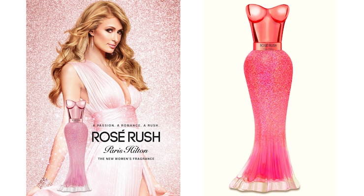 Paris Hilton's New Fragrance Bottle 'Wears' A Ros Glitter Gown - Beauty  Packaging