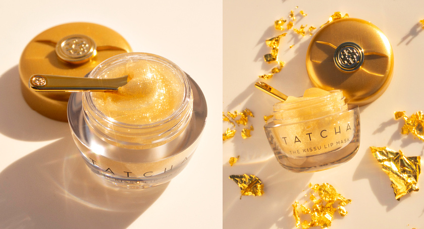 Tatcha Revamps Kissu Lip Mask in Gold Leaf - Beauty Packaging