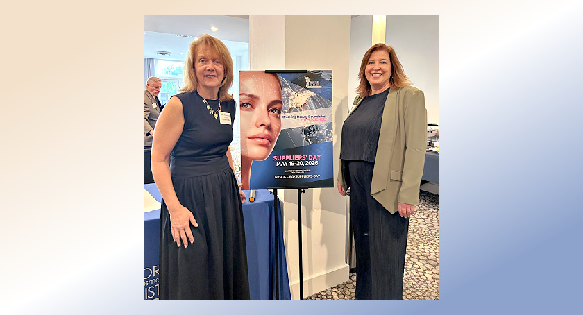 Promoting NYSCC Supplier's Day at Cosmoprof NA in Miami.