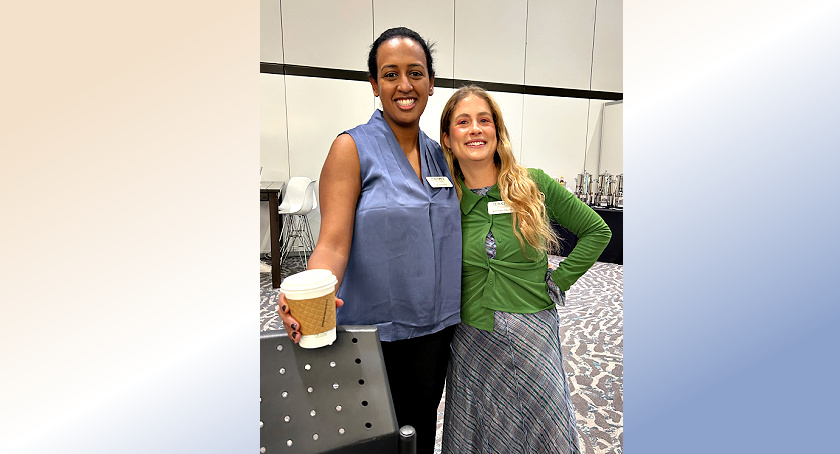 Jerusalem and Giovanna at Cosmoprof NA in Miami.