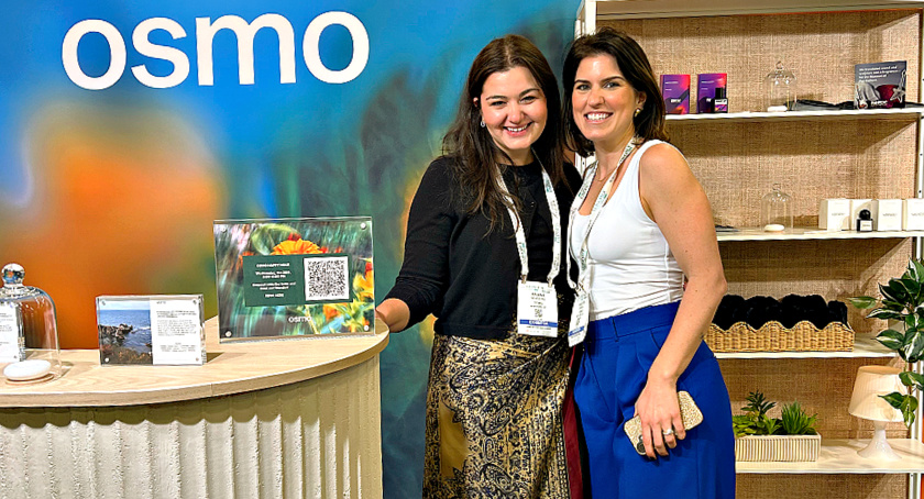 The team at Osmo at Cosmoprof NA in Miami.