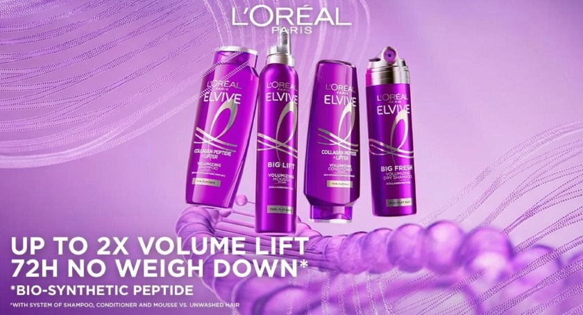 L’Oreal Paris Elvive Launches Collagen Peptide + Lifter Collection