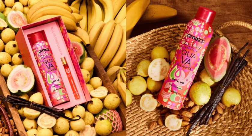 amika Introduces Perk Up Guava Granita Dry Shampoo - Beauty Packaging