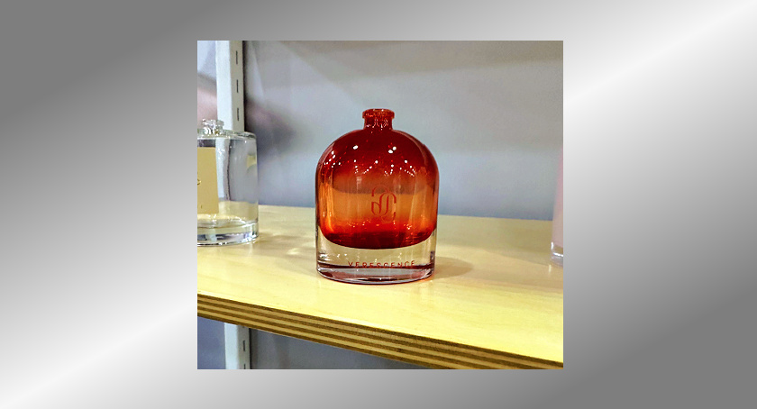 Verescence's glass decoration capabilities include a'Lacquer In' technique.