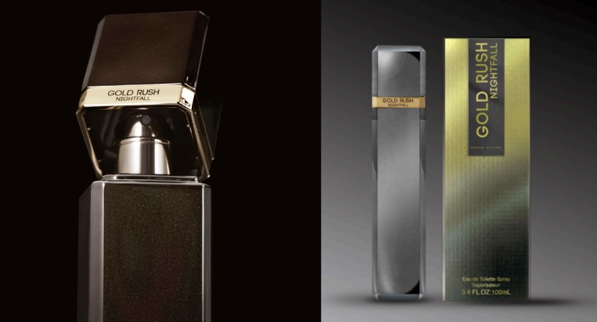 Paris Hilton Fragrances Debuts Gold Rush Nightfall