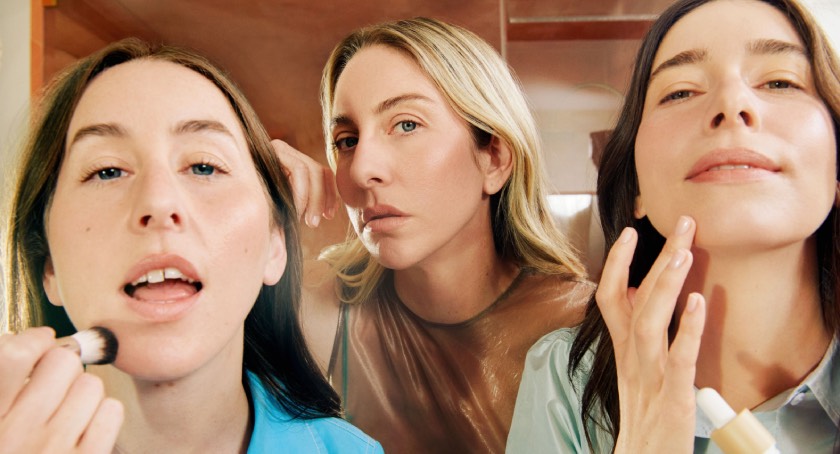 Ilia Taps HAIM for a Campaign for the Super Serum Skin Tint