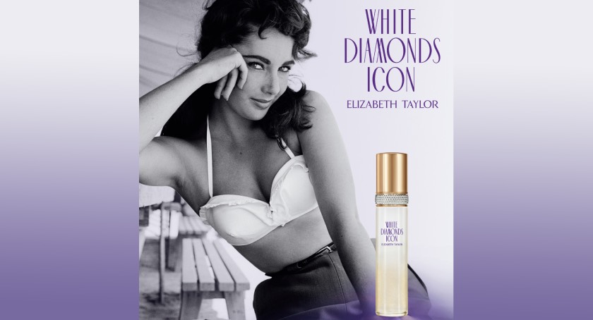 Elizabeth Taylor Introduces White Diamonds Icon
